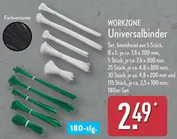 Aldi Nord WORKZONE Universalbinder Angebot