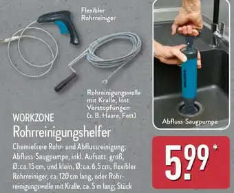 Aldi Nord WORKZONE Rohrreinigungshelfer Angebot