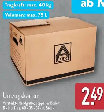 Aldi Nord Umzugskarton Angebot