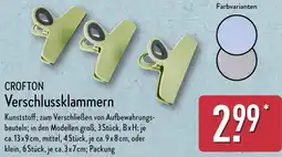 Aldi Nord CROFTON Verschlussklammern Angebot