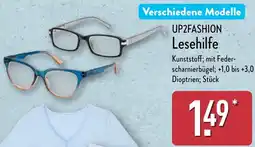 Aldi Nord UP2FASHION Lesehilfe Angebot