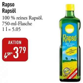 Galeria Markthalle Rapso Rapsöl Angebot