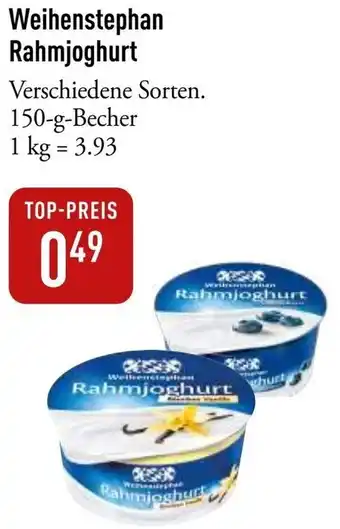 Galeria Markthalle Weihenstephan Rahmjoghurt Angebot