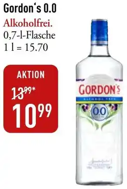 Galeria Markthalle Gordon's 0.0 Alkoholfrei Angebot