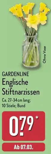 Aldi Nord GARDENLINE Englische Stiftnarzissen Angebot