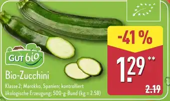 Aldi Nord Bio-Zucchini Angebot