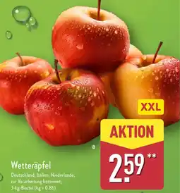 Aldi Nord Wetteräpfel Angebot