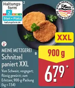 Aldi Nord MEINE METZGEREI Schnitzel paniert XXL Angebot