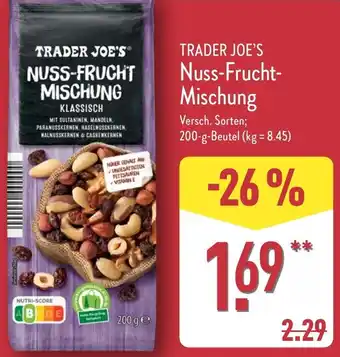 Aldi Nord TRADER JOE'S Nuss-Frucht Mischung Angebot