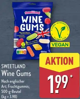 Aldi Nord SWEETLAND Wine Gums Angebot