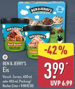 Aldi Nord BEN & JERRY'S Eis Angebot