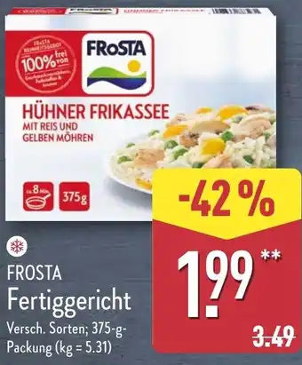 Aldi Nord FROSTA Fertiggericht Angebot