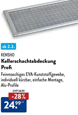 Aldi Nord KENSHO Kellerschachtabdeckung Profi Angebot