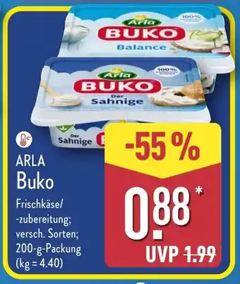 Aldi Nord ARLA Buko Angebot