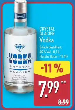 Aldi Nord CRYSTAL GLACIER Vodka Angebot