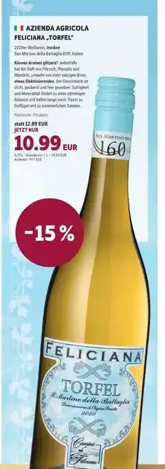 Vino Weinmarkt Azienda Agricola Feliciana Torfel 0,75L Angebot