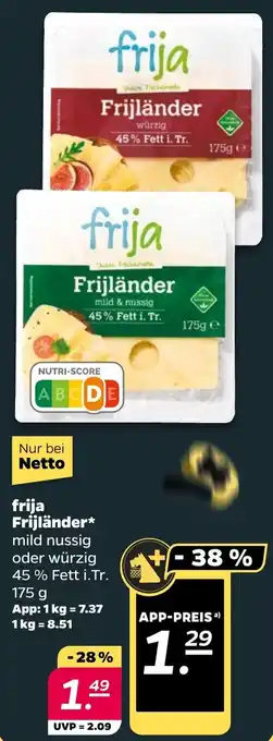 NETTO frija Frijländer Angebot