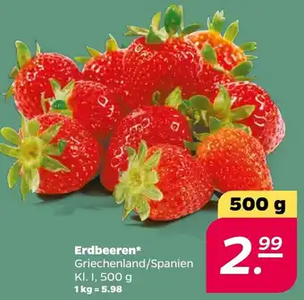 NETTO Erdbeeren Angebot