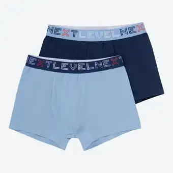 NKD Teener-Jungen-Retroshorts mit Kontrastbund, 2er-Pack Angebot