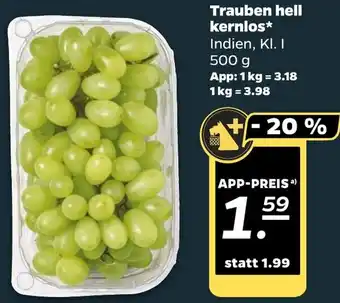 NETTO Trauben hell kernlos Angebot