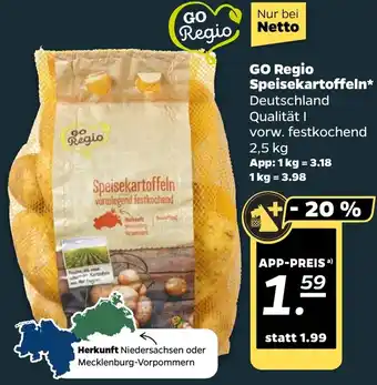 NETTO GO Regio Speisekartoffeln Angebot