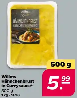 NETTO Willms Hähnchenbrust in Currysauce Angebot