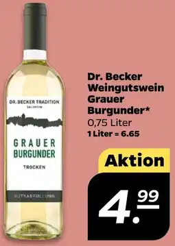 NETTO Dr. Becker Weingutswein Grauer Burgunder Angebot