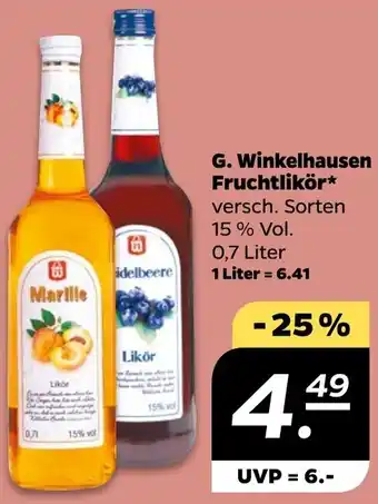 NETTO G. Winkelhausen Fruchtlikör Angebot