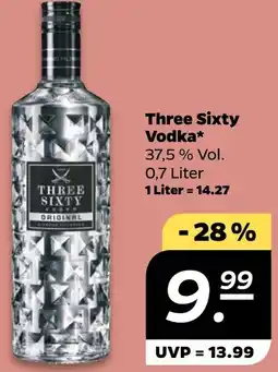 NETTO Three Sixty Vodka Angebot