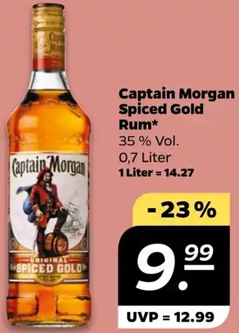 NETTO Captain Morgan Spiced Gold Rum Angebot