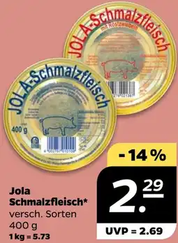 NETTO Jola Schmalzfleisch Angebot