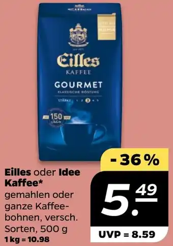 NETTO Eilles oder Idee Kaffee Angebot