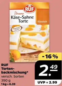 NETTO RUF Tortenbackmischung Angebot