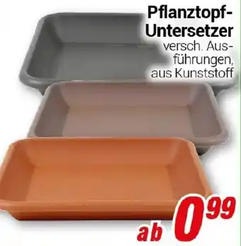 CENTERSHOP Pflanztopf Untersetzer Angebot