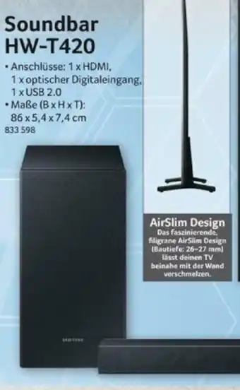 Selgros Soundbar HW-T420 Angebot