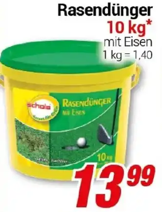 CENTERSHOP Schola Rasendünger Angebot