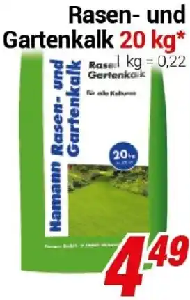 CENTERSHOP Rasen- und Gartenkalk Angebot