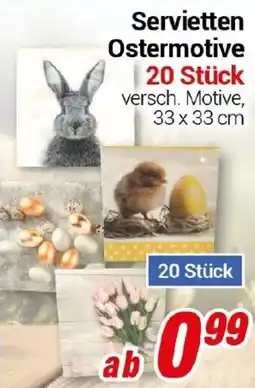 CENTERSHOP Servietten Ostermotive Angebot