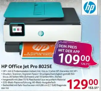 Selgros HP Office Jet Pro 8025E Angebot