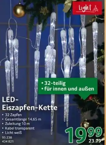 Selgros LED Eiszapfen Kette Angebot