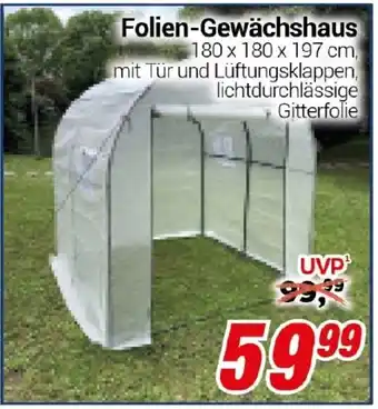 CENTERSHOP Folien-Gewächshaus Angebot