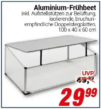 CENTERSHOP Aluminium-Frühbeet Angebot