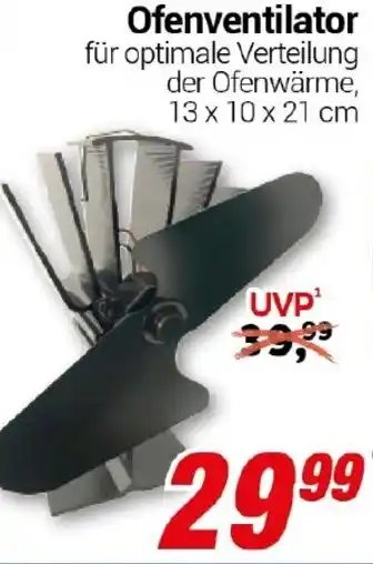 CENTERSHOP Ofenventilator Angebot