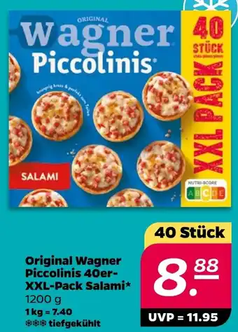 NETTO Original Wagner Piccolinis 40er XXL-Pack Salami Angebot