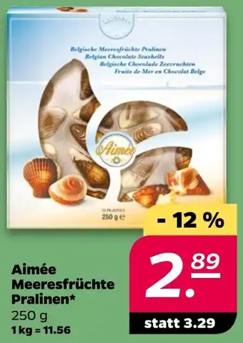 NETTO Aimée Meeresfrüchte Pralinen Angebot