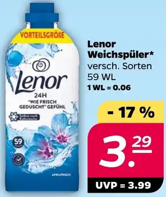 NETTO Lenor Weichspüler Angebot