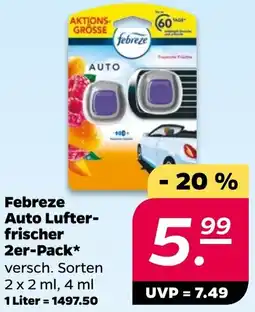 NETTO Febreze Auto Lufterfrischer 2er-Pack Angebot