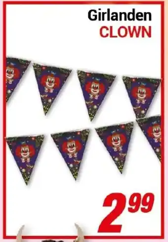 CENTERSHOP Girlanden CLOWN Angebot