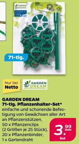 NETTO GARDEN DREAM 71-tlg. Pflanzenhalter-Set Angebot