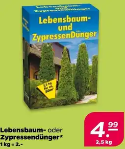 NETTO Lebensbaum- oder Zypressendünger Angebot